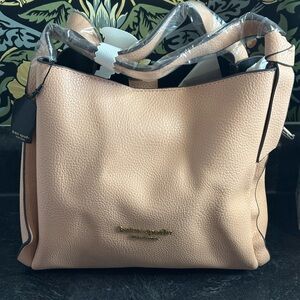 Kate Spade NY outlet pebble leather light coral crossbody bag NEW w/dust cover